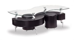 288bl Gl Coffee Table Collection T288bl Gl Black Coffee Table Collection